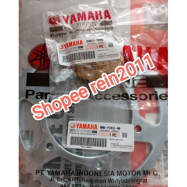 GIR GEAR SET MT15 MT 15 ASLI ORI YAMAHA B8D W001A 00