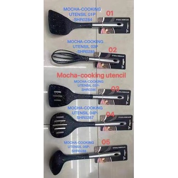 Spatula Set Alat Dapur 5 Jenis Mocha Utensil