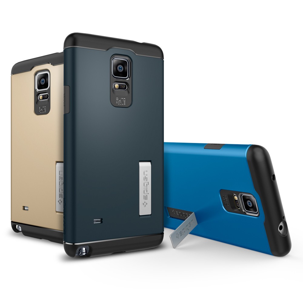 Sgp Slim Armor + Tpu Combination Case With Kickstand For Galaxy Note 4  (Oem) | Shopee Indonesia