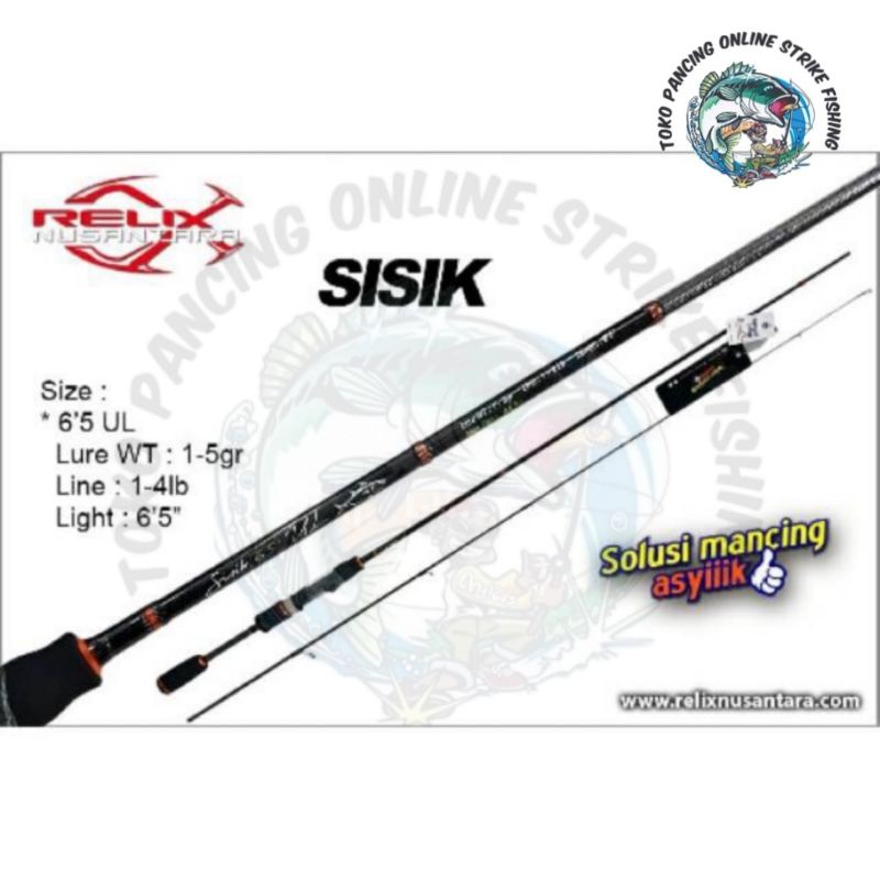 Joran Sisik 1-4 LB 6'5UL Relix nusantara