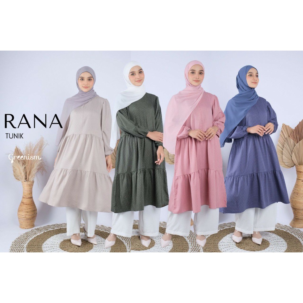 RANA TUNIK BY GREENISM (Ready Siap Kirim) | Terbaru Limited 2022