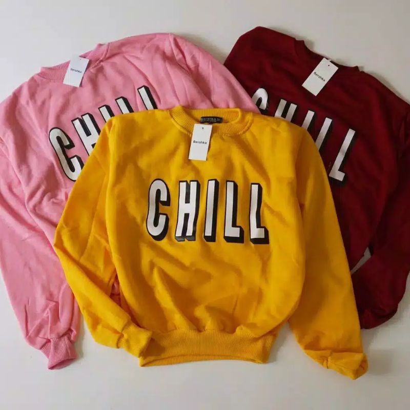 CHILL SWEATER WANITA PRIA TERMURAH TERLARIS'