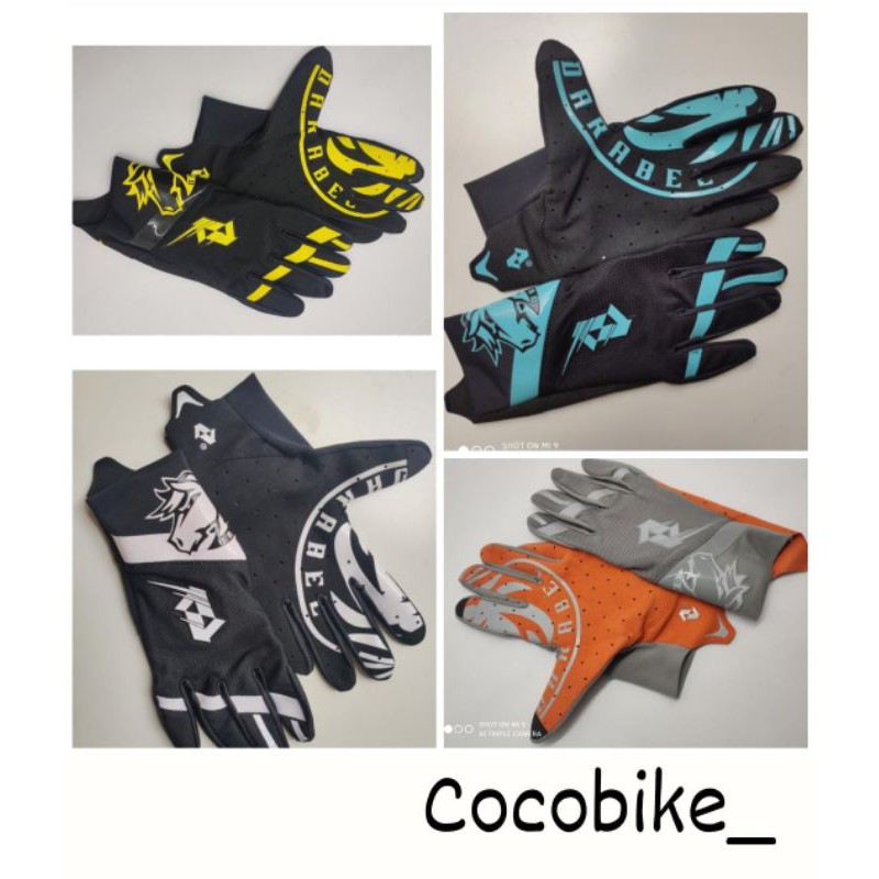 SARUNG TANGAN SEPEDA MTB FULL NON PADDING GELL AVELIO DARABEL ORIGINAL