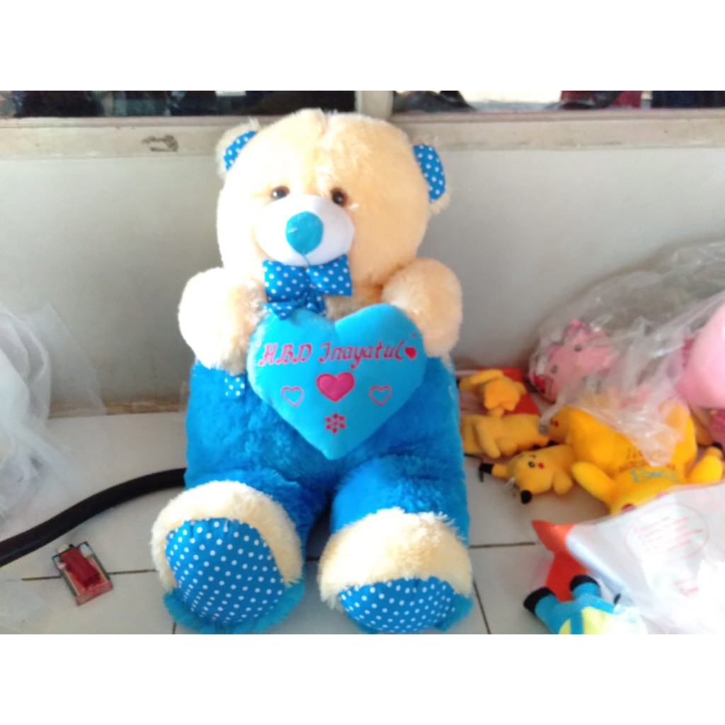 BONEKA TEDDY BEAR JOJON JUMBO GRATIS UKIR NAMA