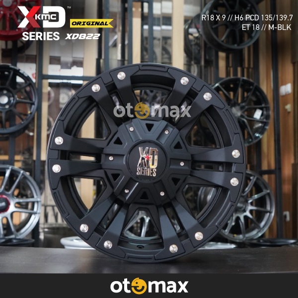 Velg Mobil XD KMC Monster II XD822 Original Ring 18  Matt Black