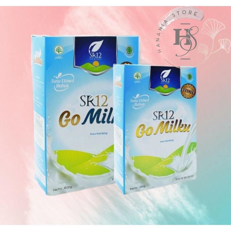 

Go Milku SR12 Krimer Bubuk Susu Kambing Etawa Bebas Pengawet Rendah Gula Tingkatkan Imunitas Daya Tahan Tubuh Aman BPOM