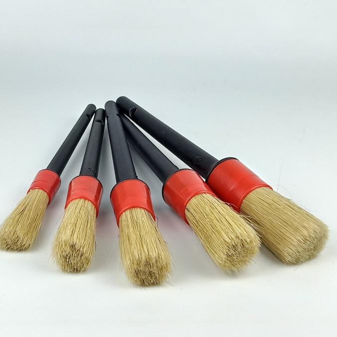 

Premium Detailing Brush Set 5, Kuas Cleaning Mobil Bulu Lembut Padat