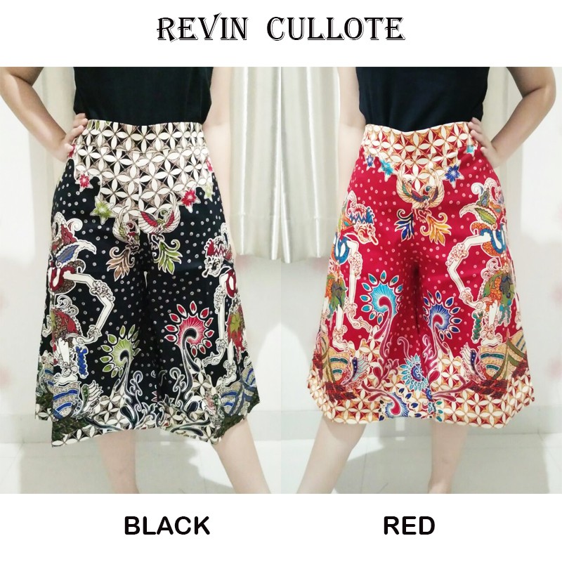 REVIN CULLOTE - BAWAHAN BATIK / KULOT BATIK MODERN / BATIK CELANA BATIK / 130/140/164/348 MIX