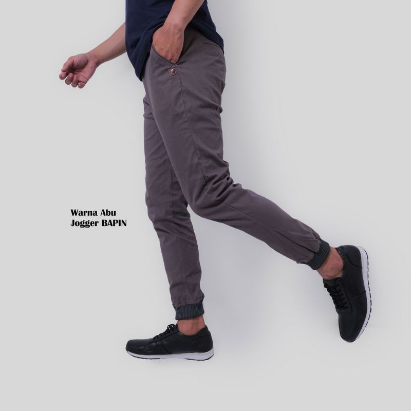 Celana Jogger Panjang Mocca Premium Bapin