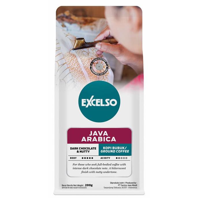 

Excelso Java Arabica Coffee 200 gram - Ground / Bubuk