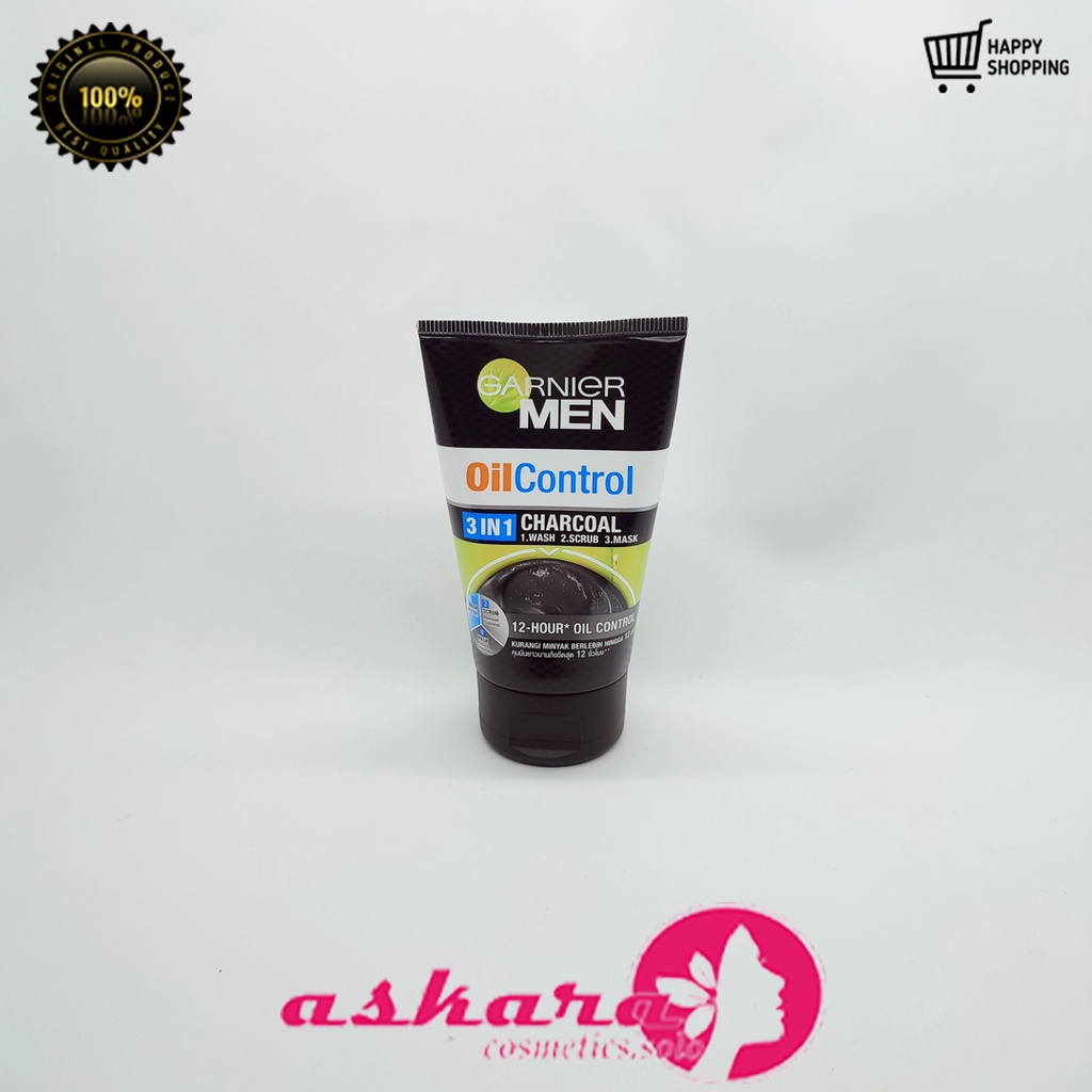 Garnier Men Facial Foam / Garnier Men Facial Wash/ Garnier Men Sabun Wajah / Garnier Men Pembersih Wajah 50ml dan 100ml