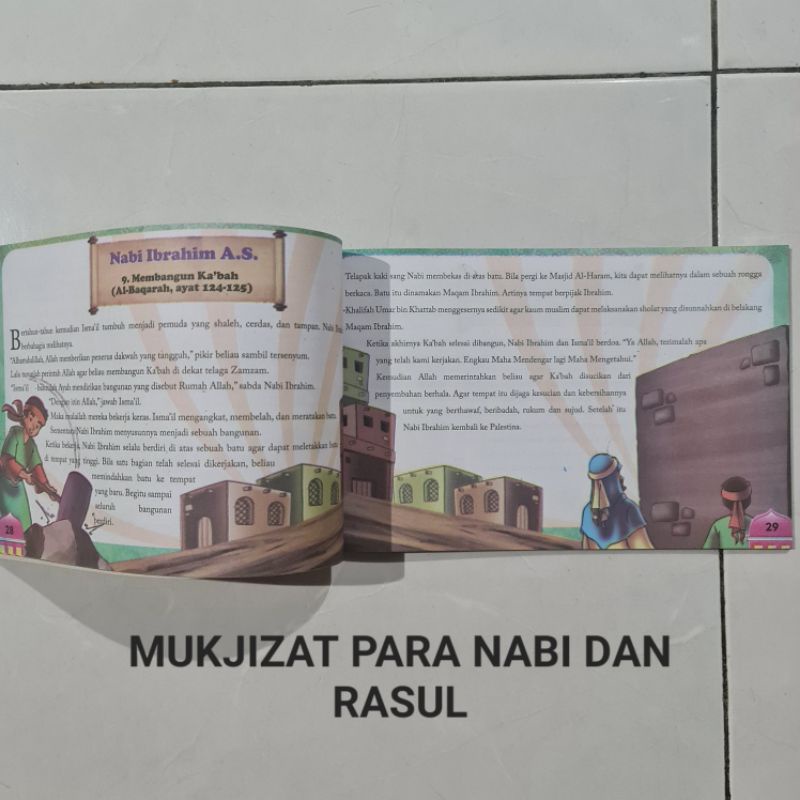 BUKU UNTUK ANAK MUSLIM : KISAH 25 NABI DAN RASUL. PINTAR DOA. MUKJIZAT NABI DAN RASUL. 99 KISAH DONGENG PENGANTAR TIDUR