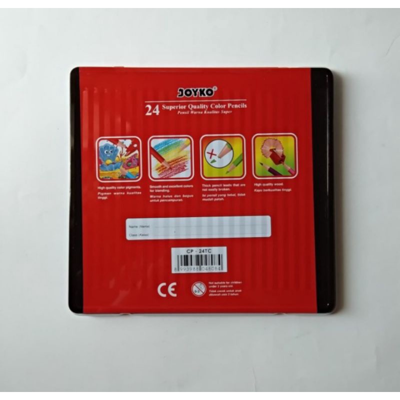 

Pensil Warna Joyko CP-24TC (Kaleng)