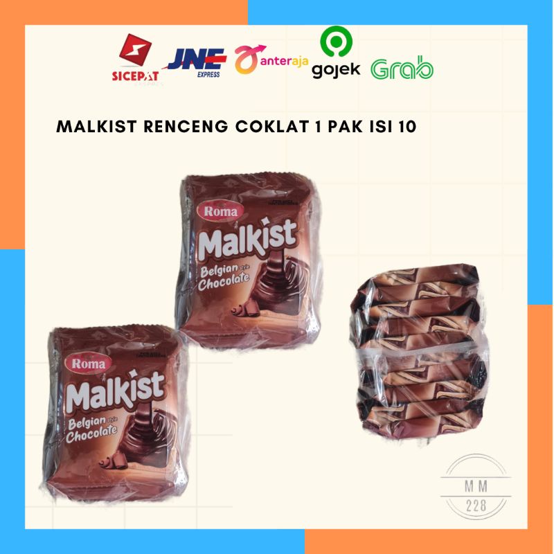 

Malkis cokelat biskuit roma coklat renceng malkist cokelat