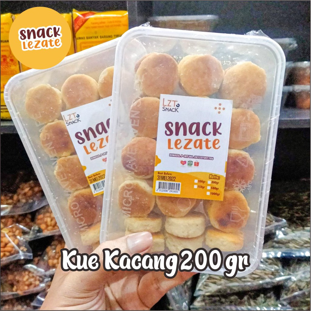 

Kue Kacang 200gr Toples/ Roti Kacang / Roti Kering /Kue Kering Lebaran / Kue Kacang Mak Enak Lezate