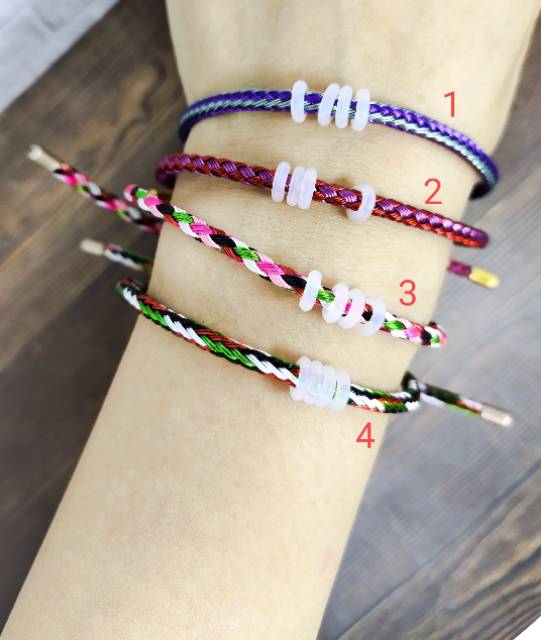 Fifi Fashion Gelang tangan wanita  Korea Mode Kreatif  2 Tali kawat Disesuaikan (1-8)