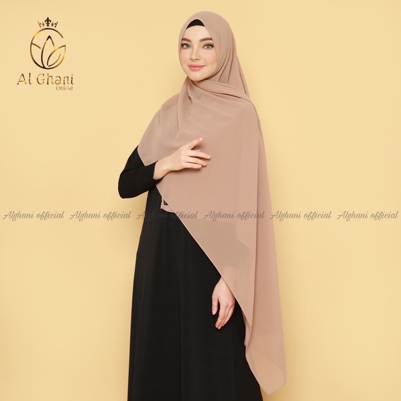 ALGHANI - PASHMINA CERUTY SHAWL BASIC POLOS 2 METER