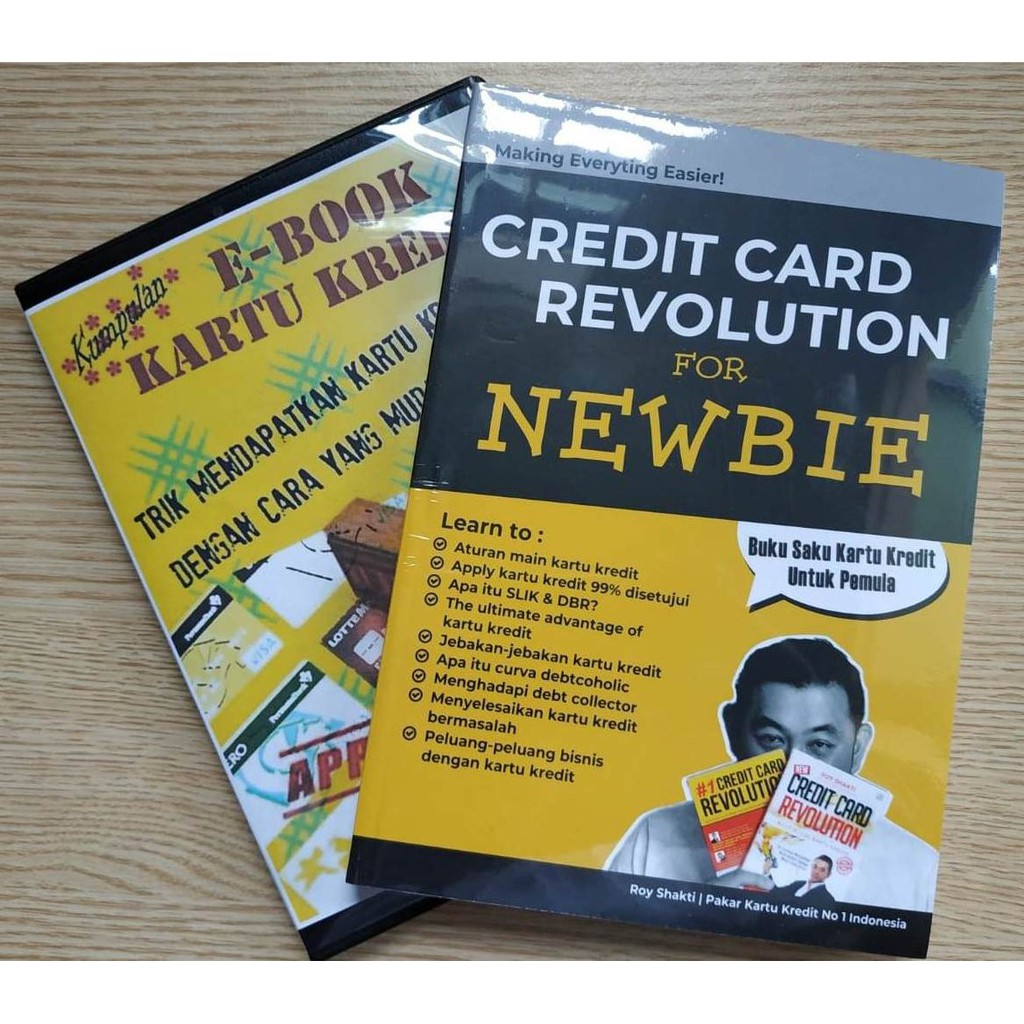 Buku Credit Card Revolution For Newbie + E-Book Kartu Kredit