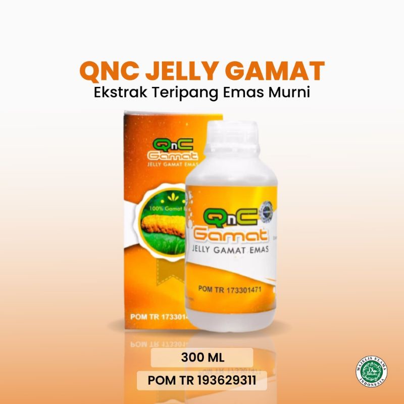 QNC Jelly Gamat 100% Original Teripang Emas