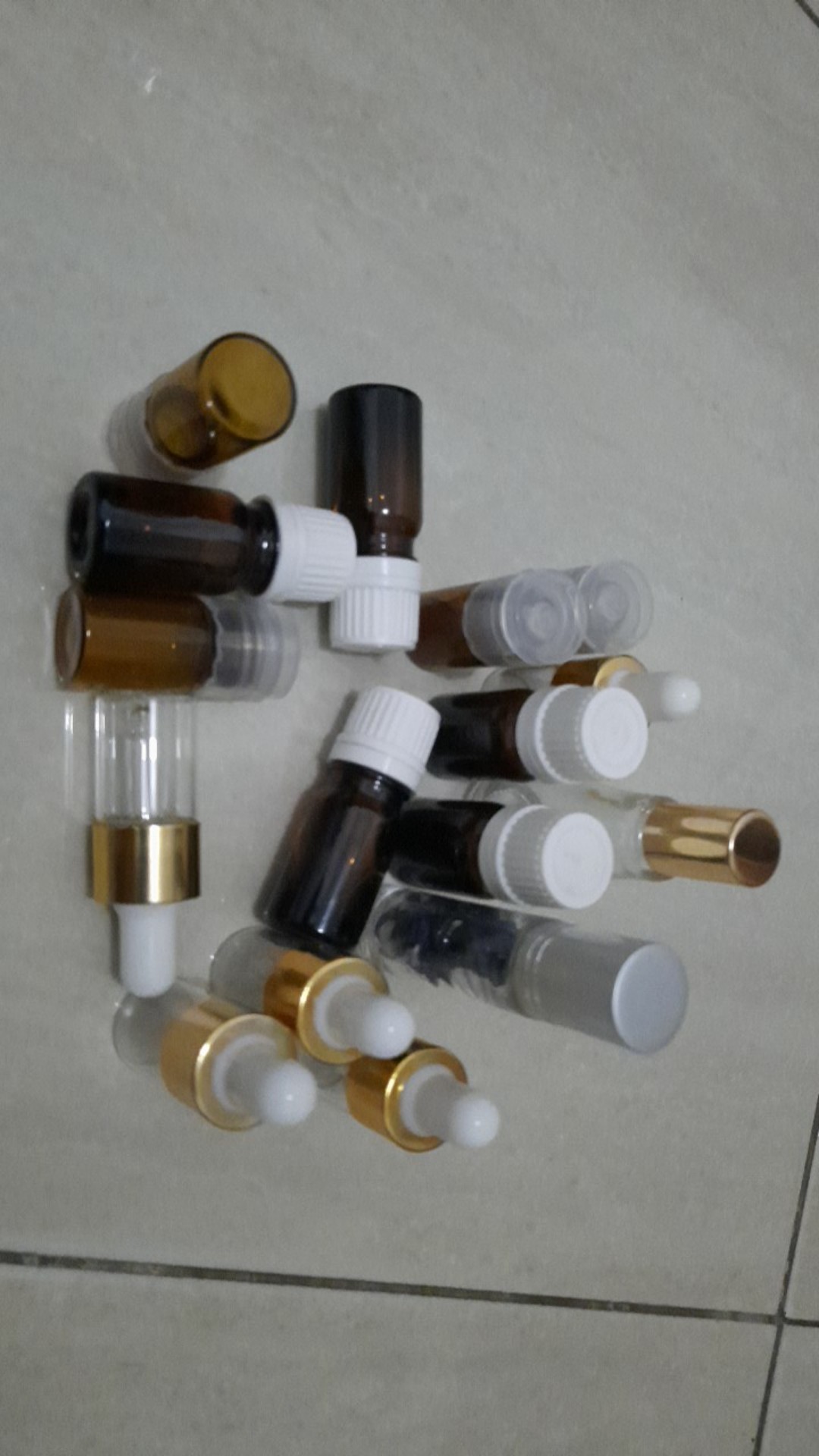 Botol Rollon Oval Kaca Clear Dan Doff Kemasan Botol Kaca Perfume Isi Ulang Minyak Wangi Aromatherapy