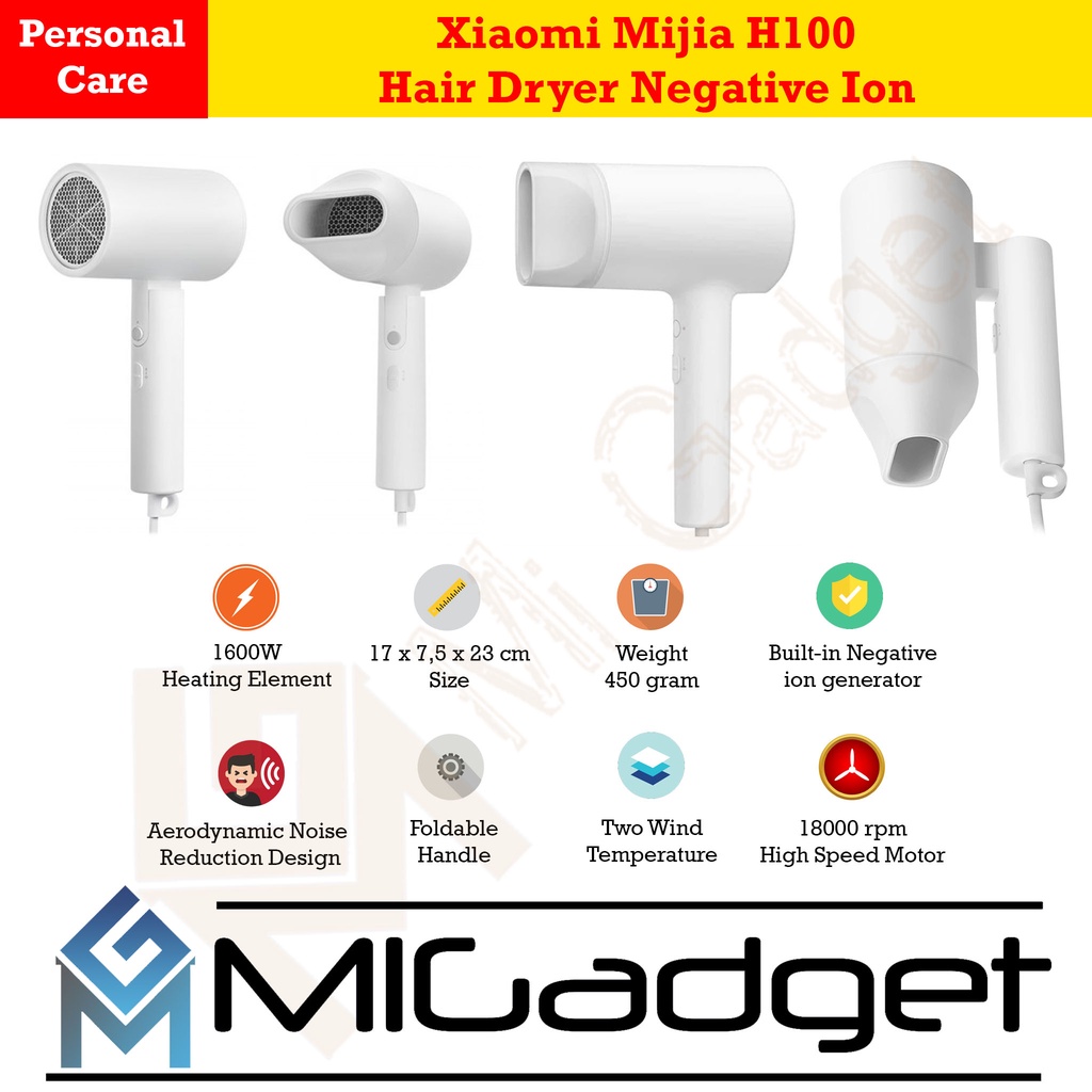 Mijia H100 H 100 Hair Dryer Negative Ion - CMJ02LXM