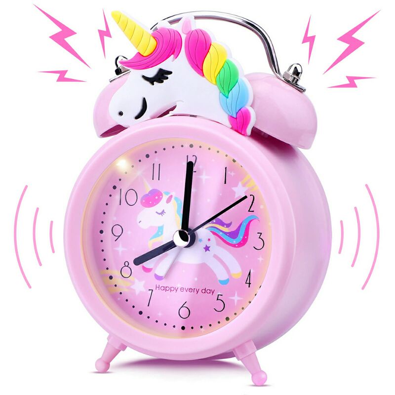 Jam Weker Alarm Design Classic Unicorn DesiGift Ds2108