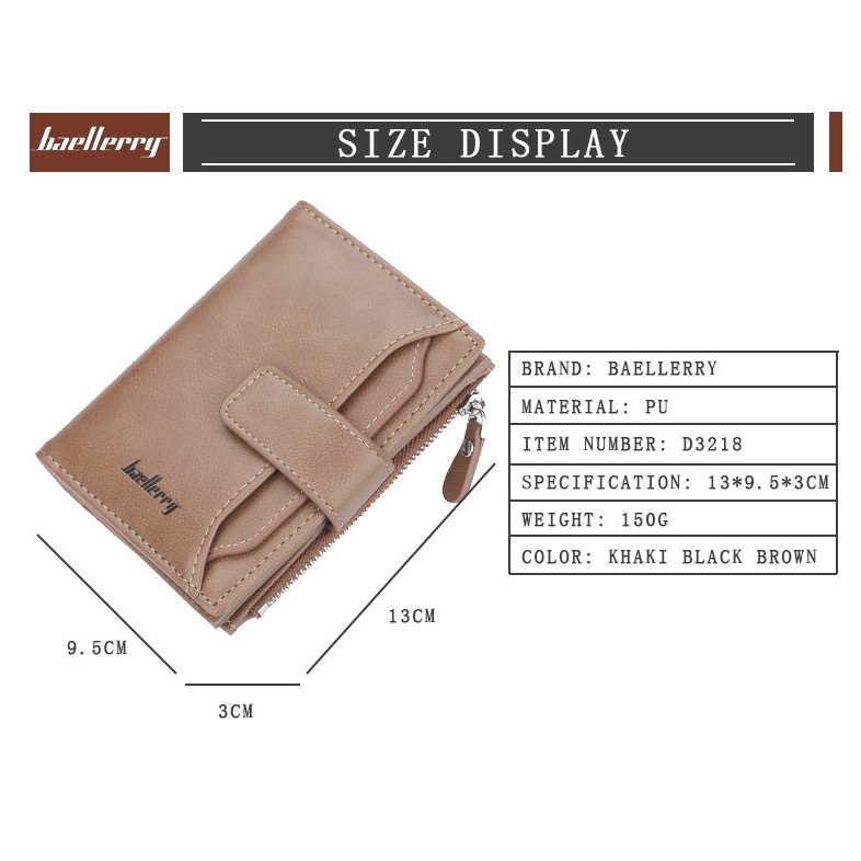 Dompet Lipat BAELLERRY Original D3218