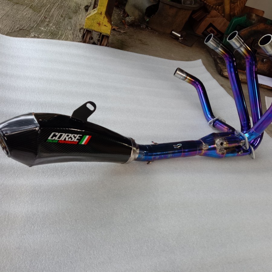 Knalpot Corse Kawasaki zx25r fullset