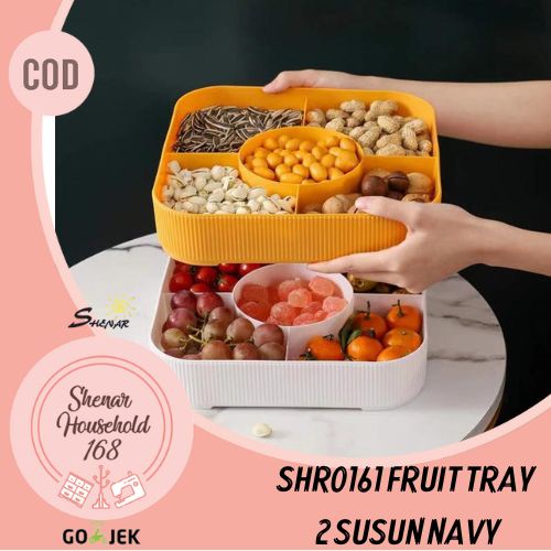 SHENAR , TOPLES SUSUN RUSA FRUIT TRAY TEMPAT PERMEN DAN KUE LEBARAN KERJANJANG KUE TOPLES DEER CANDY TRAY - BISA COD