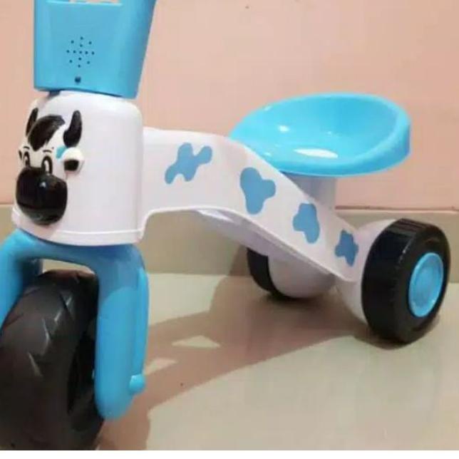 ۩ mainan sepeda roda tiga sapi ada musiknya/sepeda sapi ➢
