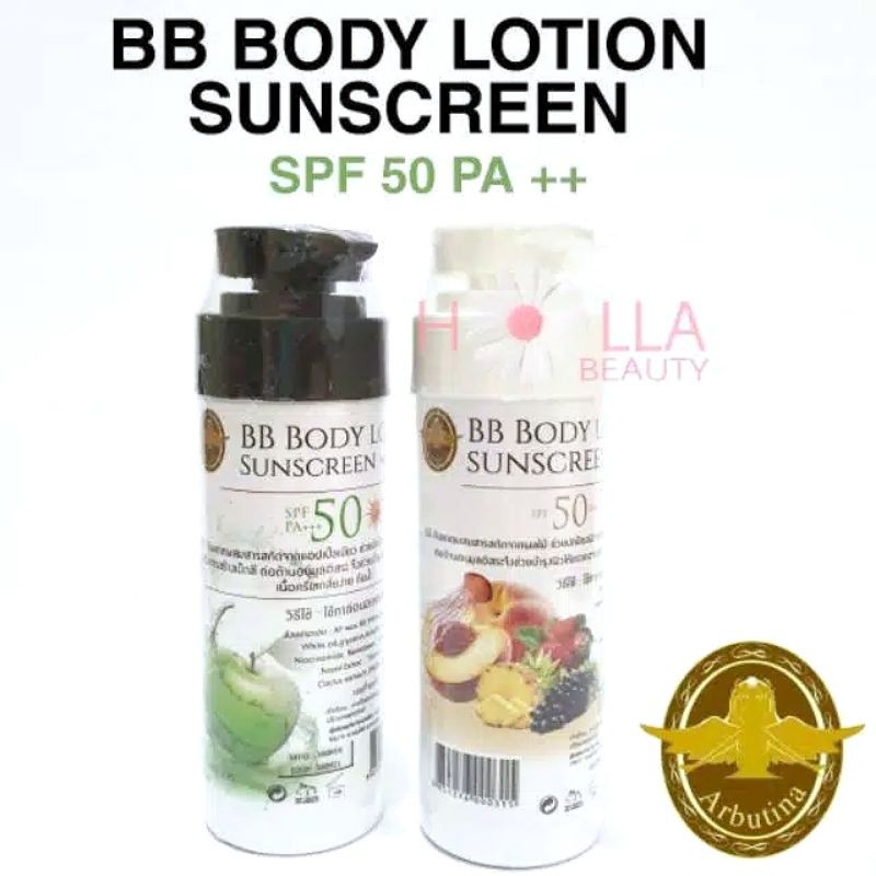 BB SUN SCREEN BODY LOTION SPF 50 / HANDBODY / BB LOTION / LOTION / PEMUTIH INSTAN