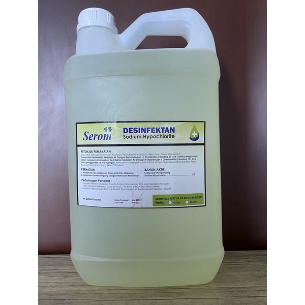 Serom desinfektan cair 5 Liter