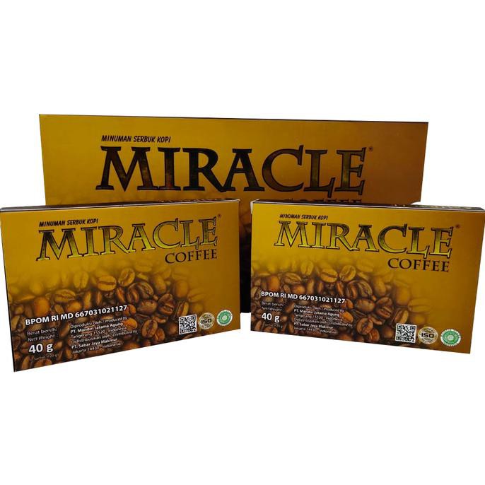 KOPI MIRACLE 12 SACHET - MIRACLE COFFEE - KOPI STAMINA - MIRACLE ASLI