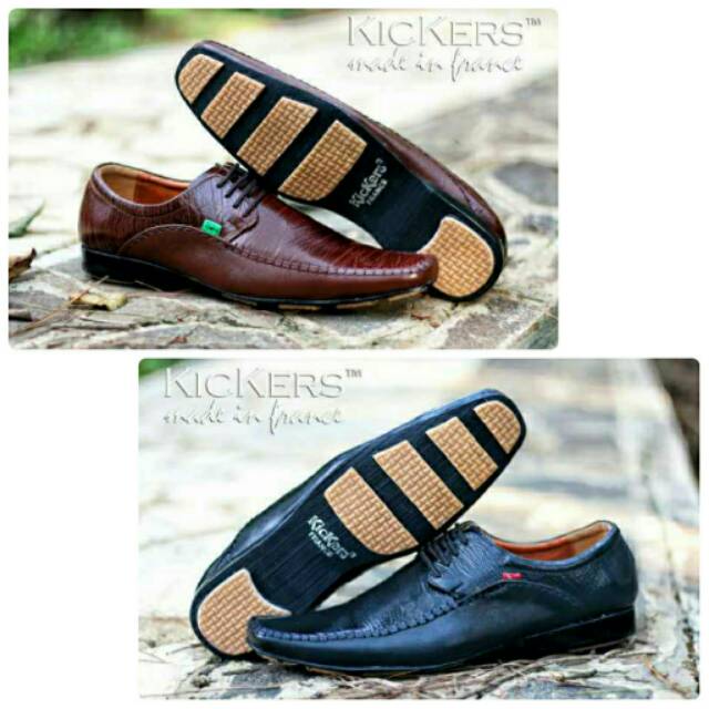 Sepatu Pria Kickers Pantofel Kulit