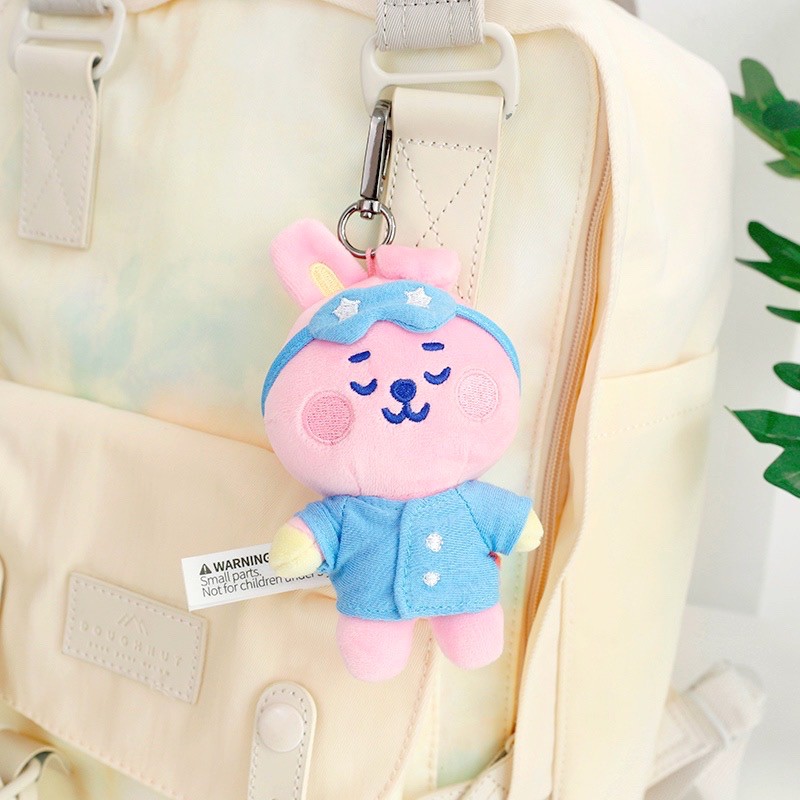 [BS] BISA COD Key Chain Pajama BTS BT21 KPOP Bag Charm Gantungan Kunci Dream Baby Plush - KP778