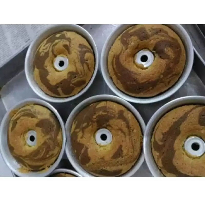 Loyang Bolu Tulban Mini Cetakan Pulde Cetakan Donat Brownis Mie Tanpa Sambung