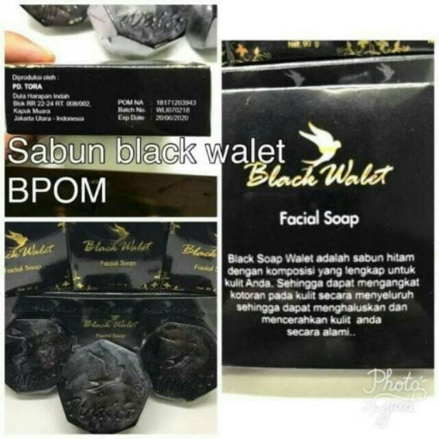 SABUN WALET BLACK WALET ORIGINAL BPOM