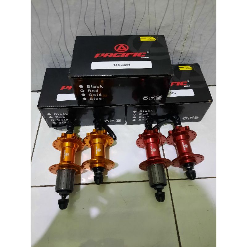 Hub Freehub Bosch Jangkrik 32 Hole PACIFIC SP-B407 Bearing Alloy Disc Brake 6 Bolts Cassette | High 