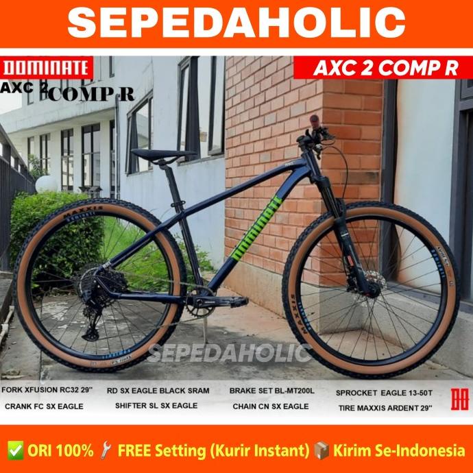 SEPEDA GUNUNG MTB DOMINATE AXC 2 COMP R 29 INCH SRAM 12 SPEED HIDROLIK FDGDF34545
