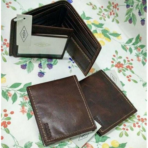 Limited Fossil Man Wallet Laredo Traveller Dompet Pria Branded Original Terlaris