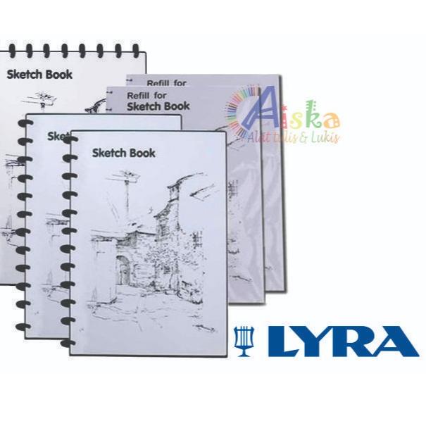 

[KODE PRODUK IZ7LU6236] Lyra Sketch Book A5, A4, A3, & Refill (Buku Sketsa Lyra A5, A4, A3, &Refill) / Buku gambar