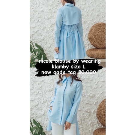 BOOKING nicole blouse by wearing klamby