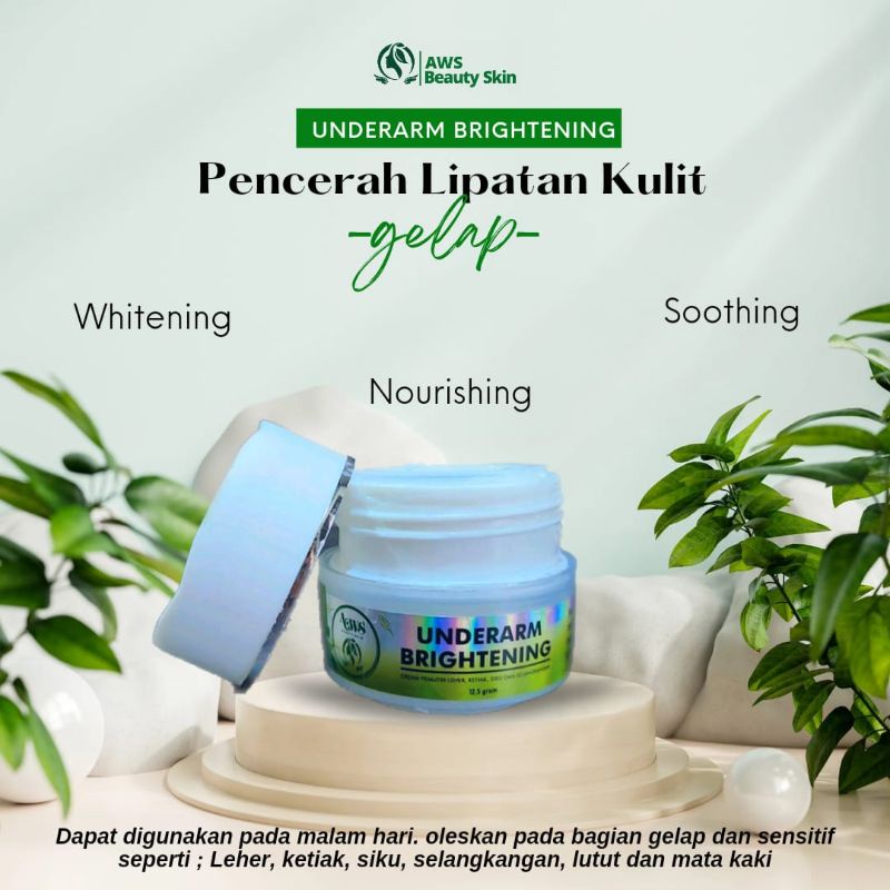 Underam Brightening /cream lipatan AWS Beautyskin