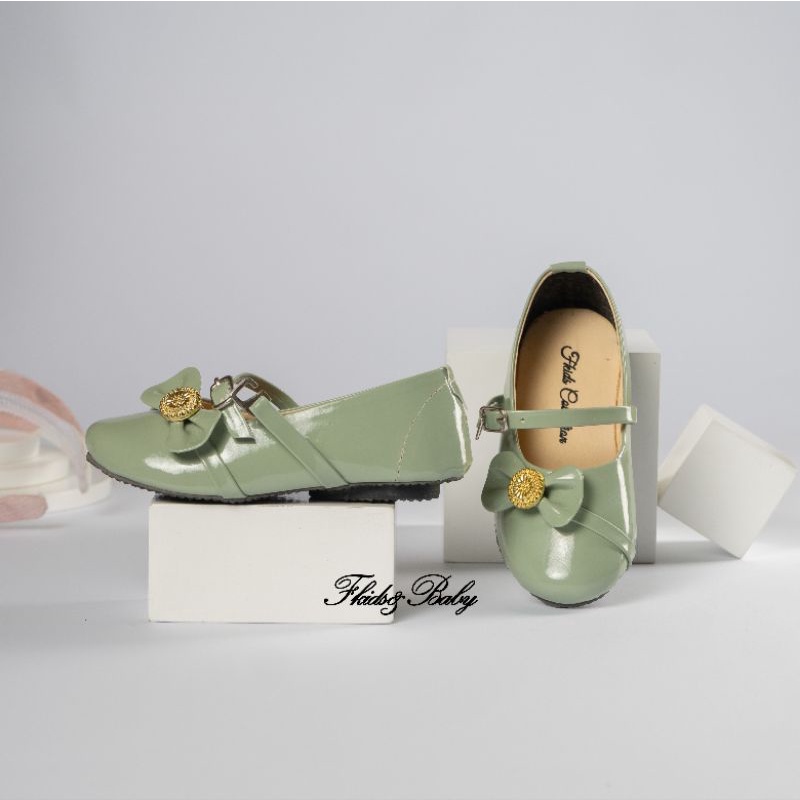 Sepatu flats shoes anak dianaa prempuan size 22-25 - vita samping