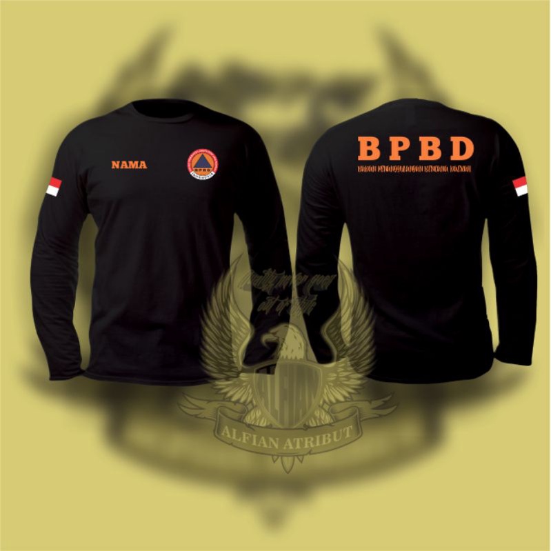 KAOS BPBD,KAOS BPBD TERBARU LENGAN PANJANG
