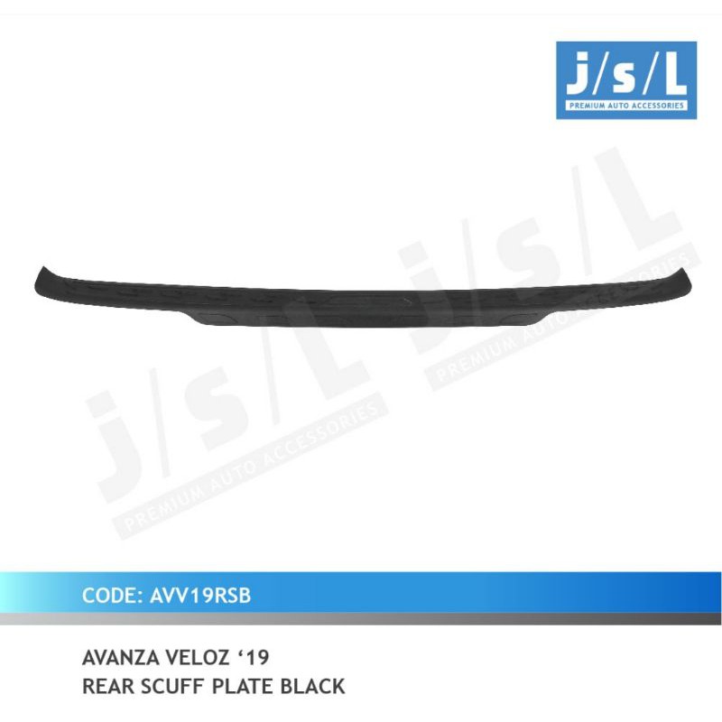 sillplate belakang avanza veloz 2019 hitam jsl