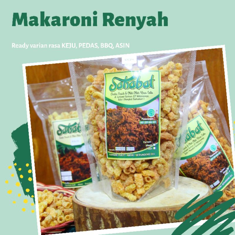 

Makaroni Renyah Sahabat 200 gr