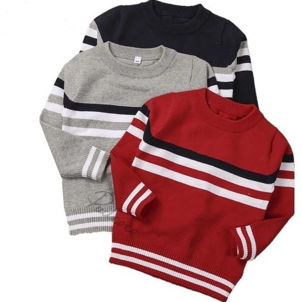 CREWNECK SWEATER ANAK JUSTIN SWEATER RAJUT