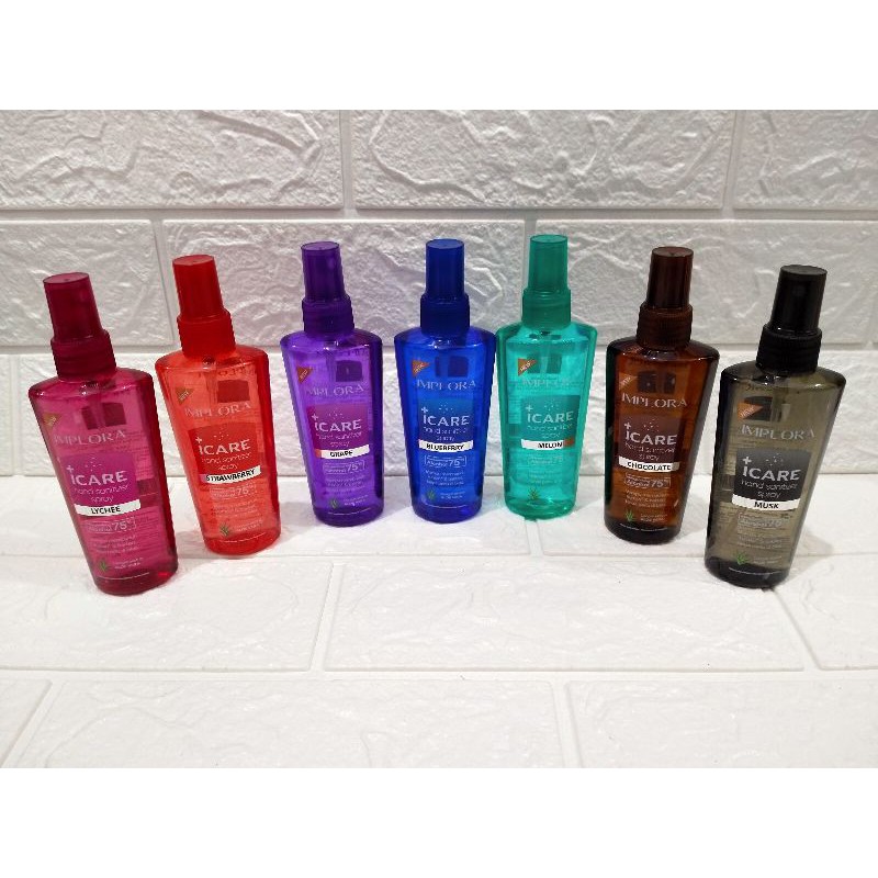 IMPLORA ICARE hand sanitizer spray