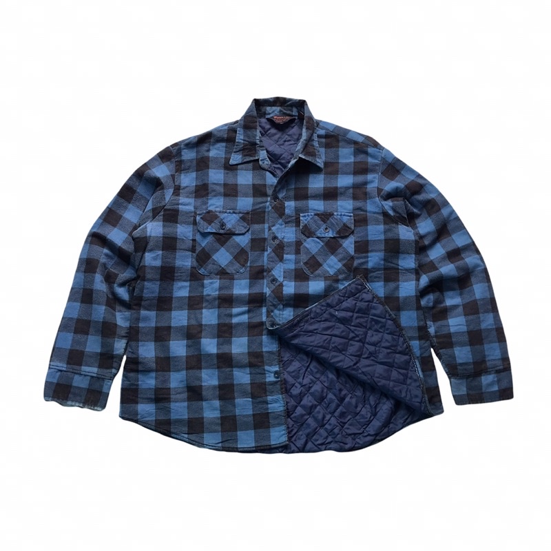 Woodland quilted flannel jacket / kemeja flanel quilted hangat tebal